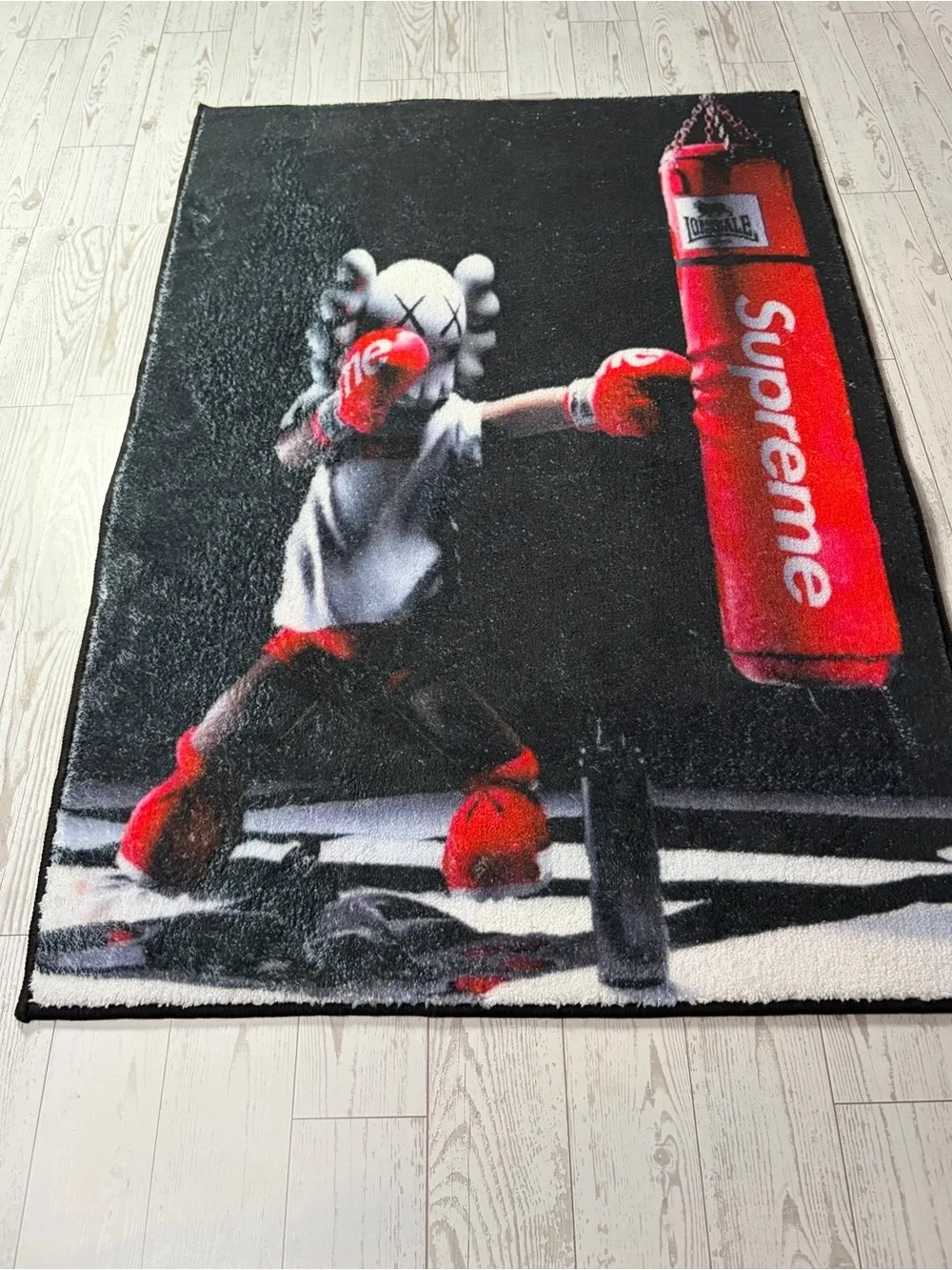 22”X32” Supreme x KAWS Inspired Boxing Rug “!!Check My Profile For More!!”